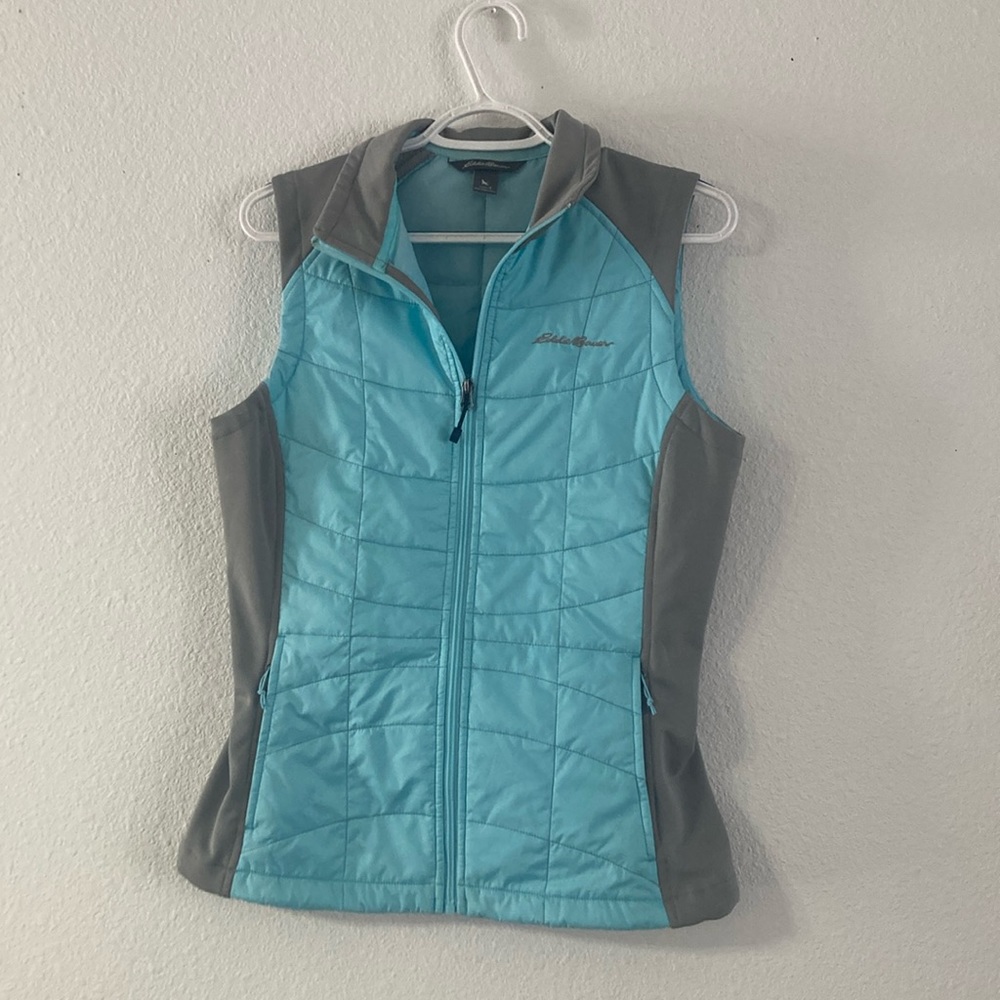 Blue and gray women’s vest